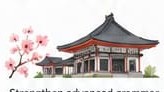 Japan themed illustration from supplied reference