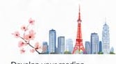 Japan themed illustration from supplied reference